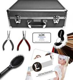Our Hair Extensions Starter Kit Includes Online Training access and everything needed to start applying LOX Hair Extensions. Find out more at www.loxhairextensions.com