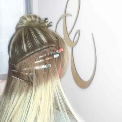 Hair Extension Weave Thread + 3 C Needles / Weft Thread / Wigs / 50mm / 90mm