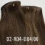 Medium brown blend of dark, medium and light brown